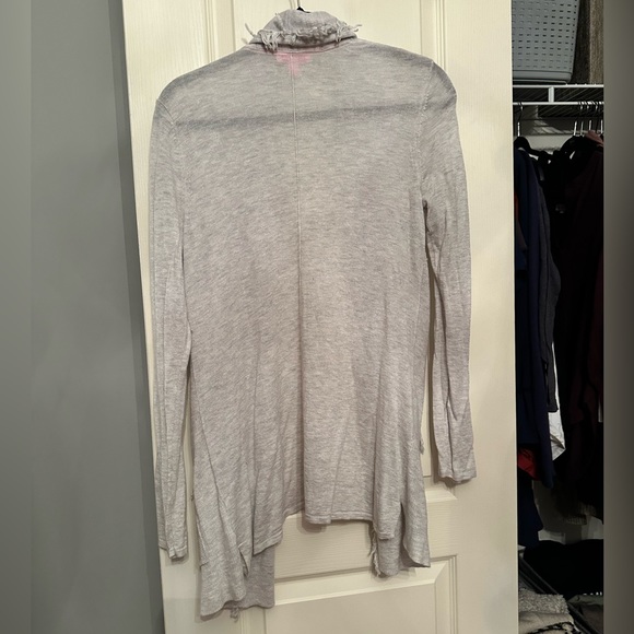Gray long sleeve cardigan - Picture 2 of 2